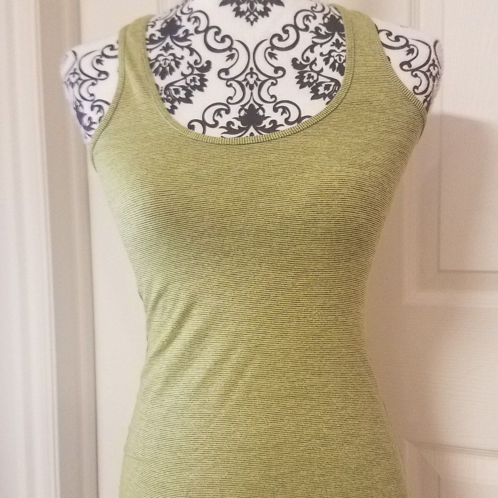 LuLulemon Striped Stretch Rackerback Tank Top S - Picture 2 of 5